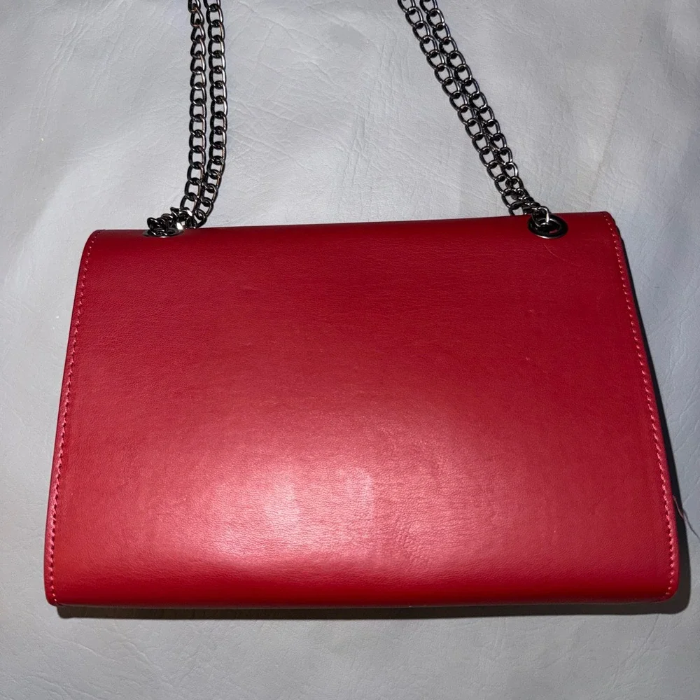 Badgley Mischka Bundle - Wine Red Purse and Croco Embossed Vegan Leather Wallet